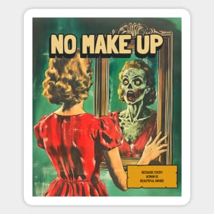 No Make Up – Retro Horror Comic Cover Magnet